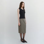 DERS [2nd] Uma 90s V-neck sleeveless - Black