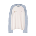 UNSTEADYMARKET Raglan Waffle LS Tee_Sky Blue