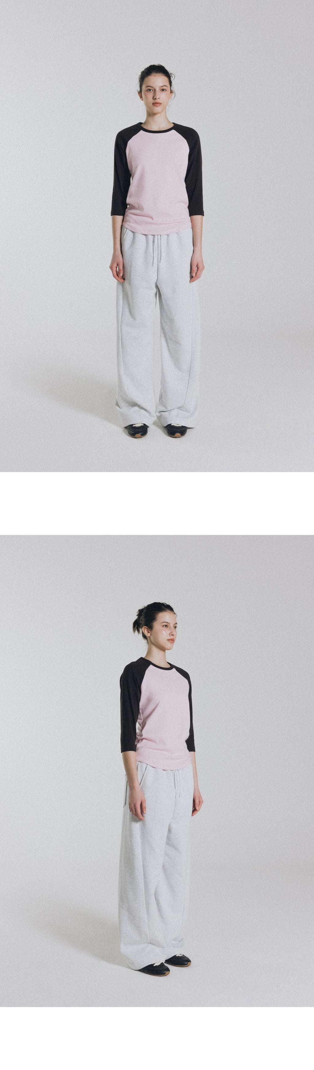 ANDNEEDS ANDS raglan long sleeve (pink)