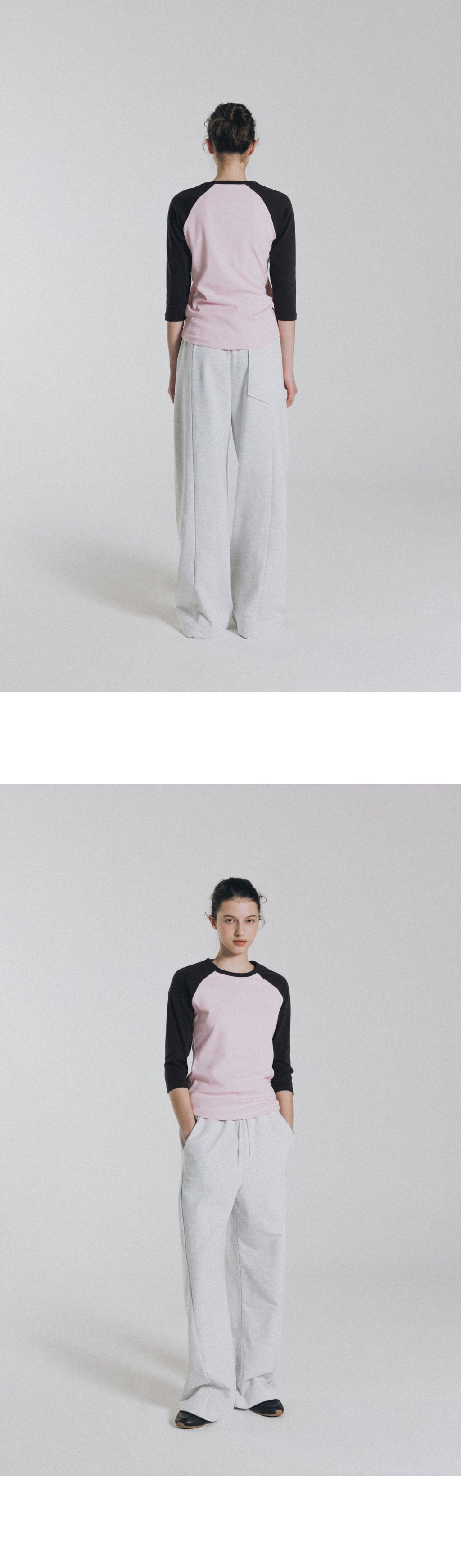 ANDNEEDS ANDS raglan long sleeve (pink)