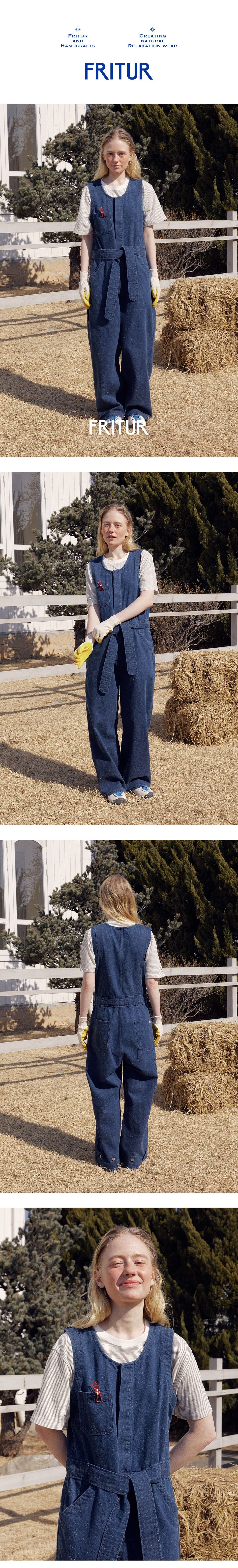 FRITUR FRITUR Jumpsuit Belted Overalls