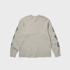 YESEYESEE Y.E.S Stamp Waffle L/S Ecru