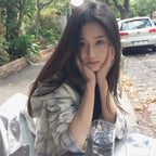 YOONSEUL The blues check shirt