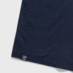 EASTLOGUE PERMANENT BASIC RINGER POCKET T-SHIRTS / NAVY & BLACK