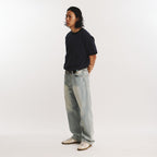 EASTLOGUE PERMANENT BASIC RINGER POCKET T-SHIRTS / NAVY & BLACK
