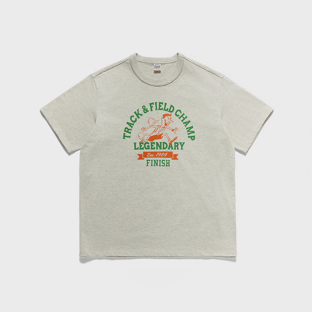 EASTLOGUE PERMANENT TRACK & FIELD CHAMP T-SHIRTS / OATMEAL