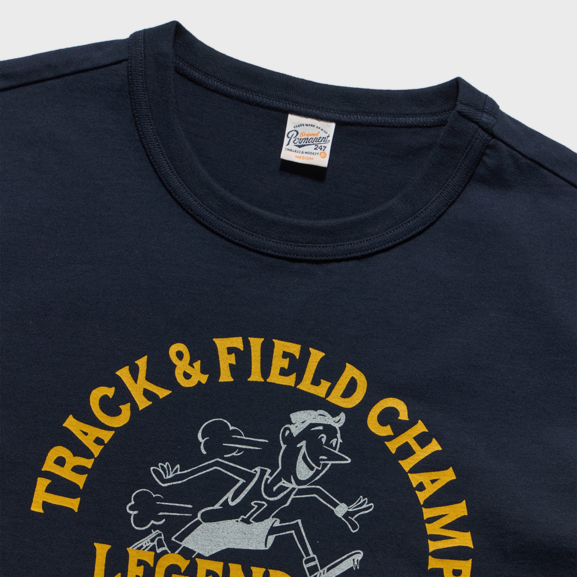 EASTLOGUE PERMANENT TRACK & FIELD CHAMP T-SHIRTS / NAVY