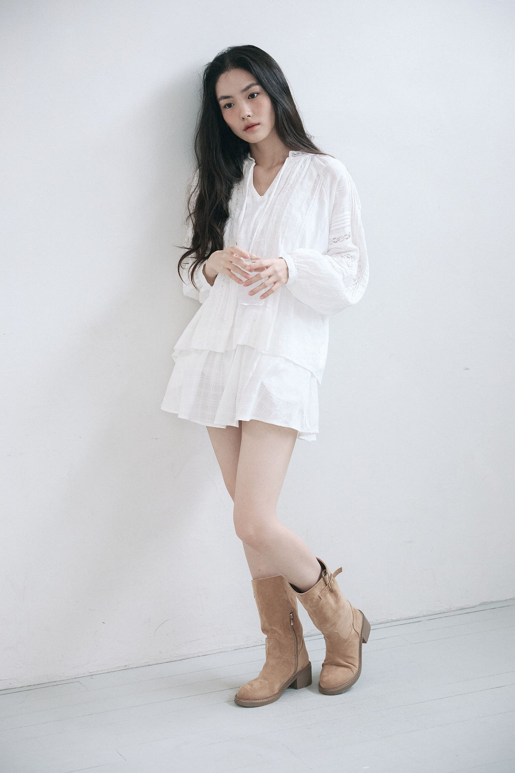 YOONSEUL [2nd reorder] Mond lace blouse