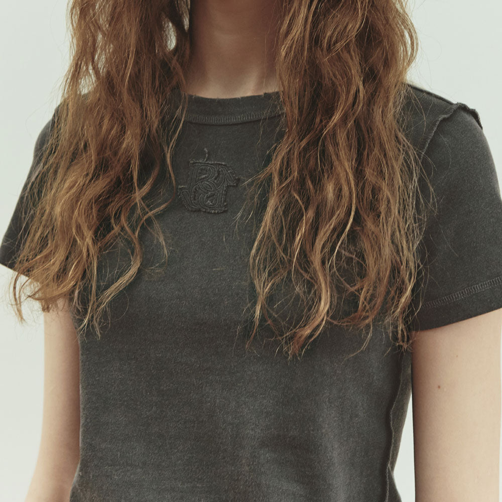 RAIVE Pigment New Embroidered T-shirt VW5SE520_3color
