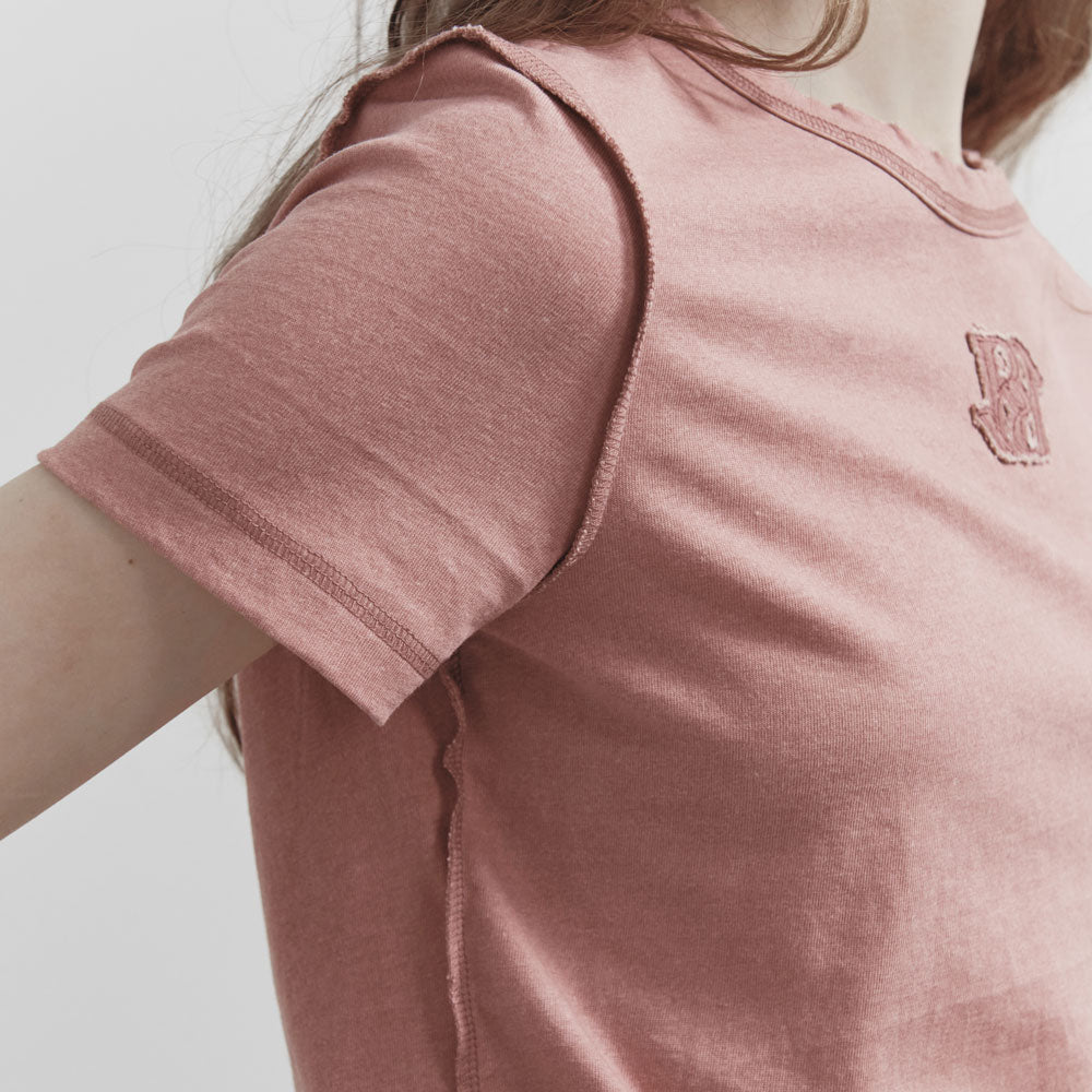 RAIVE Pigment New Embroidered T-shirt VW5SE520_3color