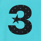 bauf 3 logo dot slim fit t-shirt [mint blue]