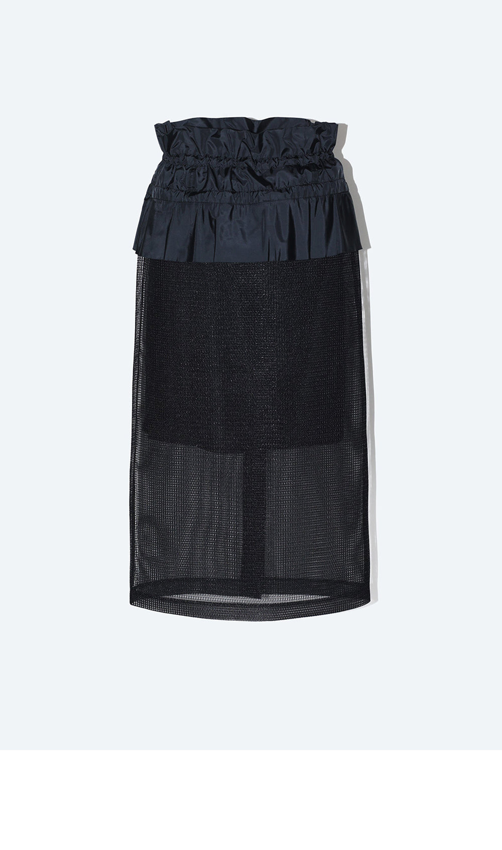TOGA (concierge) (W) SHEER MESH SKIRT (BLACK)