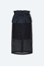 TOGA (concierge) (W) SHEER MESH SKIRT (BLACK)