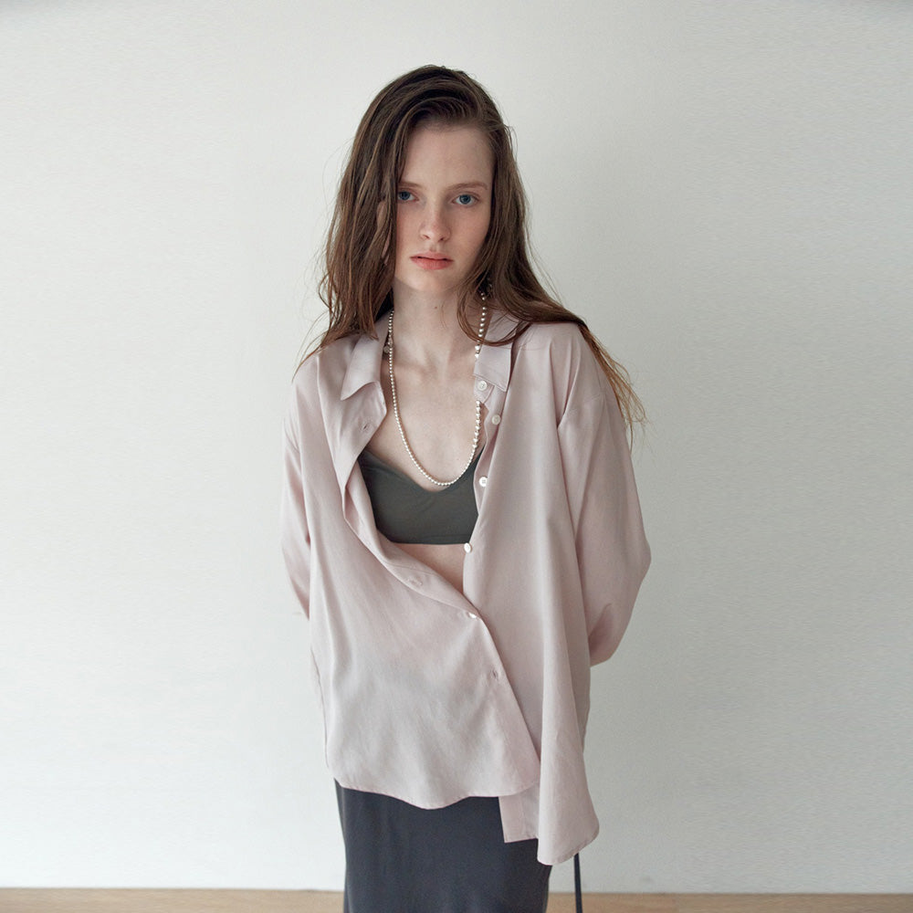 THE LILLE [5th] Ronny Shirts Blouse_Lavender