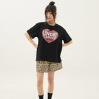 JUDYN Love Me Harder Women's Overfit Short Sleeve T-Shirt