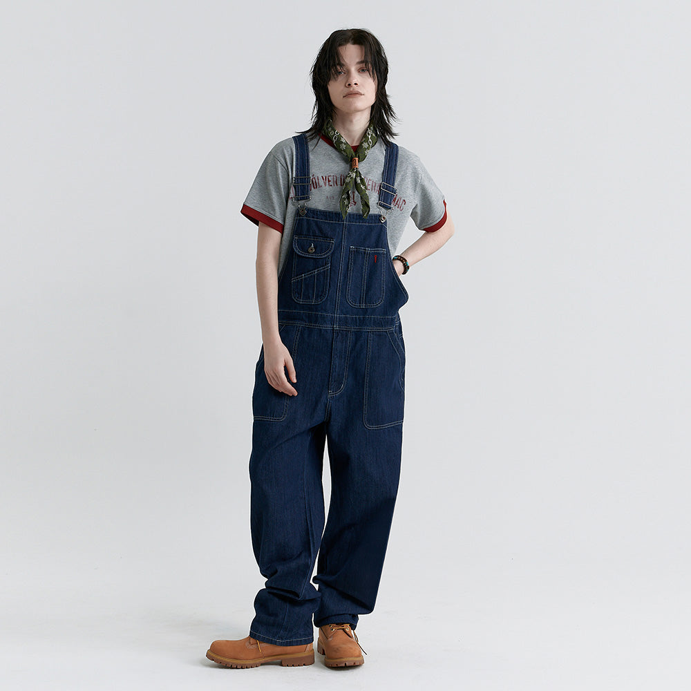 MAGOODGAN MAGOODGAN Pavan 5809 Stone Overall Denim Pants
