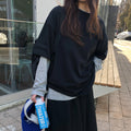 ARCHAIC [SET] layered t-shirt_black