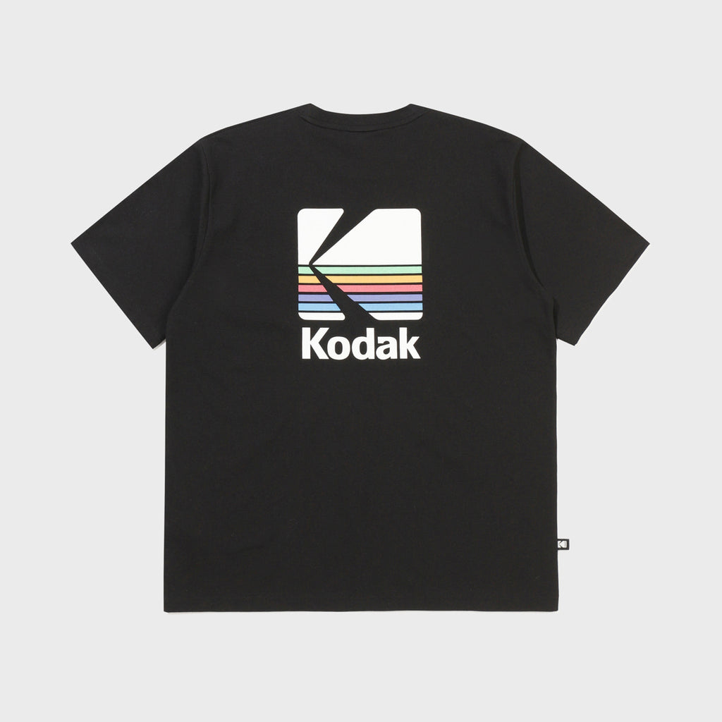 KODAK APPAREL Rainbow Sorona Short Sleeve T-Shirt BLACK