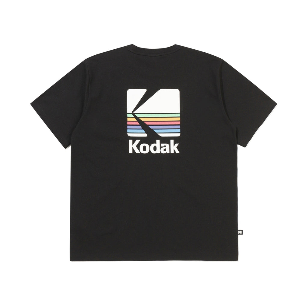 KODAK APPAREL Rainbow Sorona Short Sleeve T-Shirt BLACK