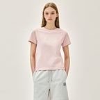 MARITHÉ+FRANҪOIS GIRBAUD W CLASSIC LOGO TEE light pink