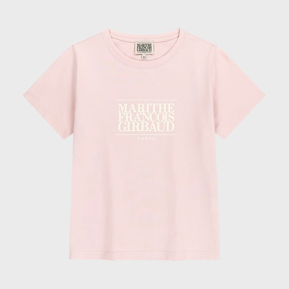 MARITHÉ+FRANҪOIS GIRBAUD W CLASSIC LOGO TEE light pink