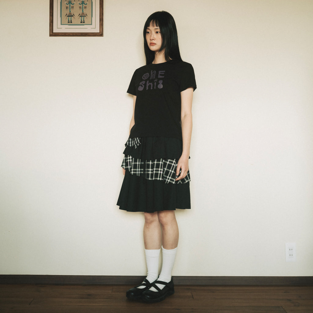 OHESHIO ART LOGO T-SHIRT, BLACK