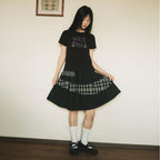 OHESHIO ART LOGO T-SHIRT, BLACK