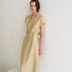 OVBEIGE GARDEN JACQUARD BLOUSE_PISTACHIO_OF1C2XBS02PCH