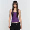 SUNBURNPROJECT EASY ROUND NECK SLEEVELESS TOP, PURPLE