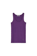 SUNBURNPROJECT EASY ROUND NECK SLEEVELESS TOP, PURPLE