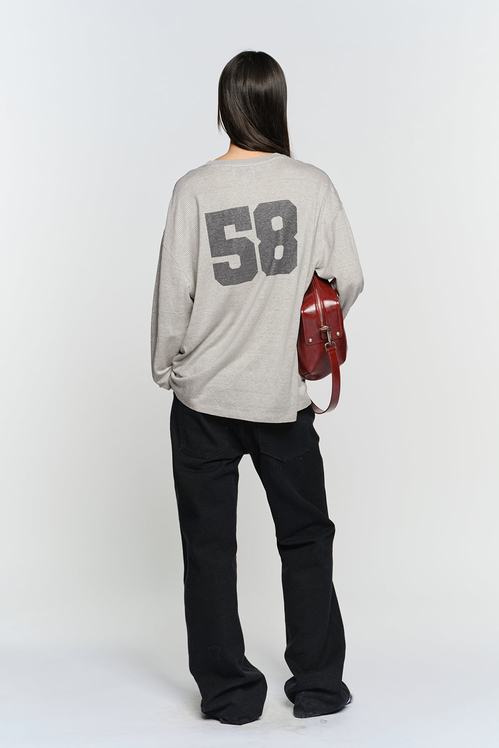 SUNBURNPROJECT 58 EASY LONG SLEEVE TOP, GRAY