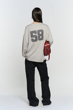 SUNBURNPROJECT 58 EASY LONG SLEEVE TOP, GRAY