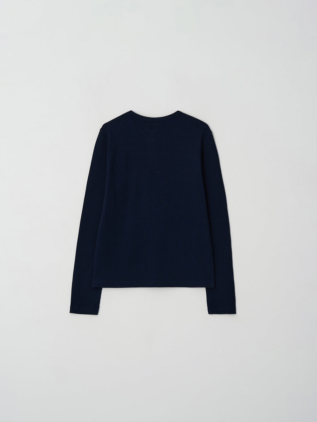 L'EAU [3rd] Tom waffle henley t-shirt_navy