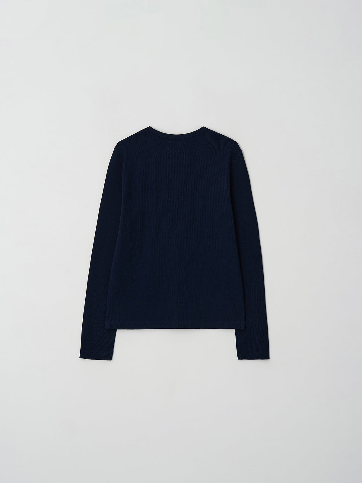 L'EAU [3rd] Tom waffle henley t-shirt_navy
