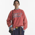 NOHANT LONELY/LOVELY 90s WASHED SWEATSHIRT RED