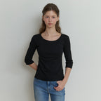 RE_L Hata 3/4 sleeve t-shirt (black)