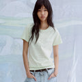 WELLBEING EXPRESS Flower Tattoo Tee Mint