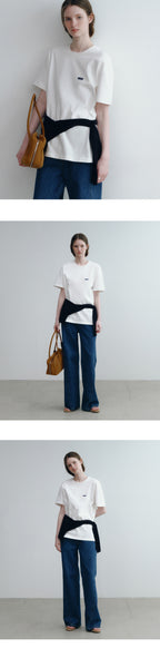 FOR YOUR EYES ONLY FYEO Lettering Loose T-shirt (White)