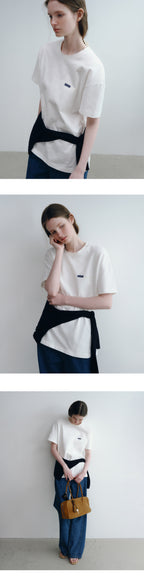 FOR YOUR EYES ONLY FYEO Lettering Loose T-shirt (White)
