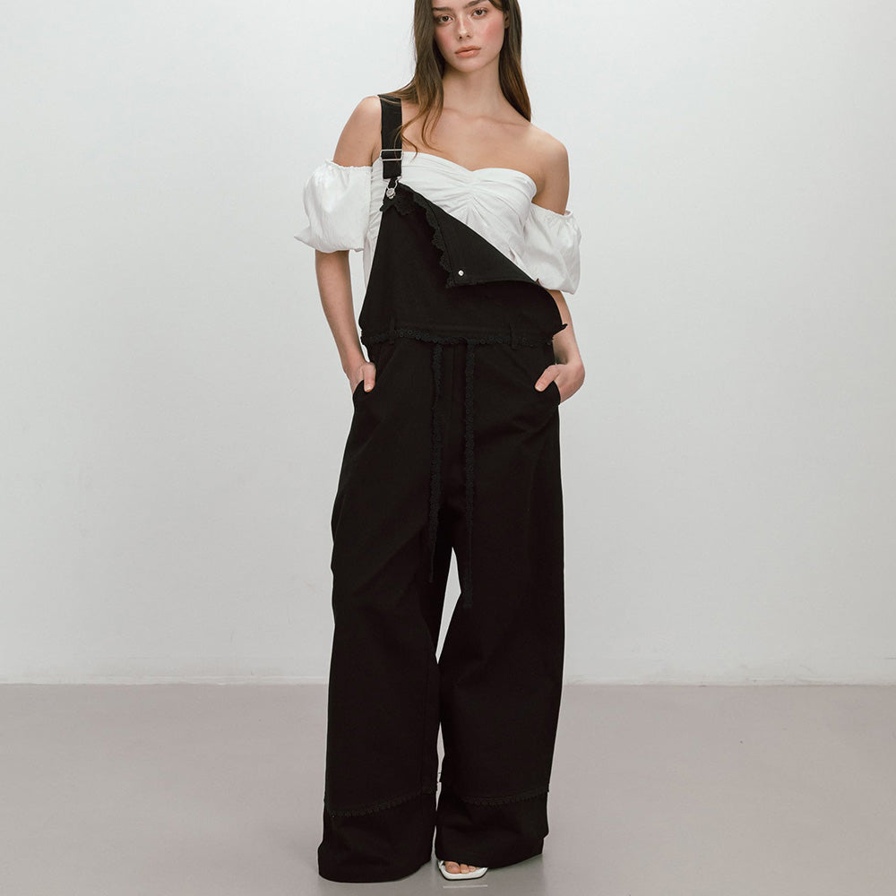 MOIFAIRE MOIFAIRE Jumpsuit Flower Lace Overall