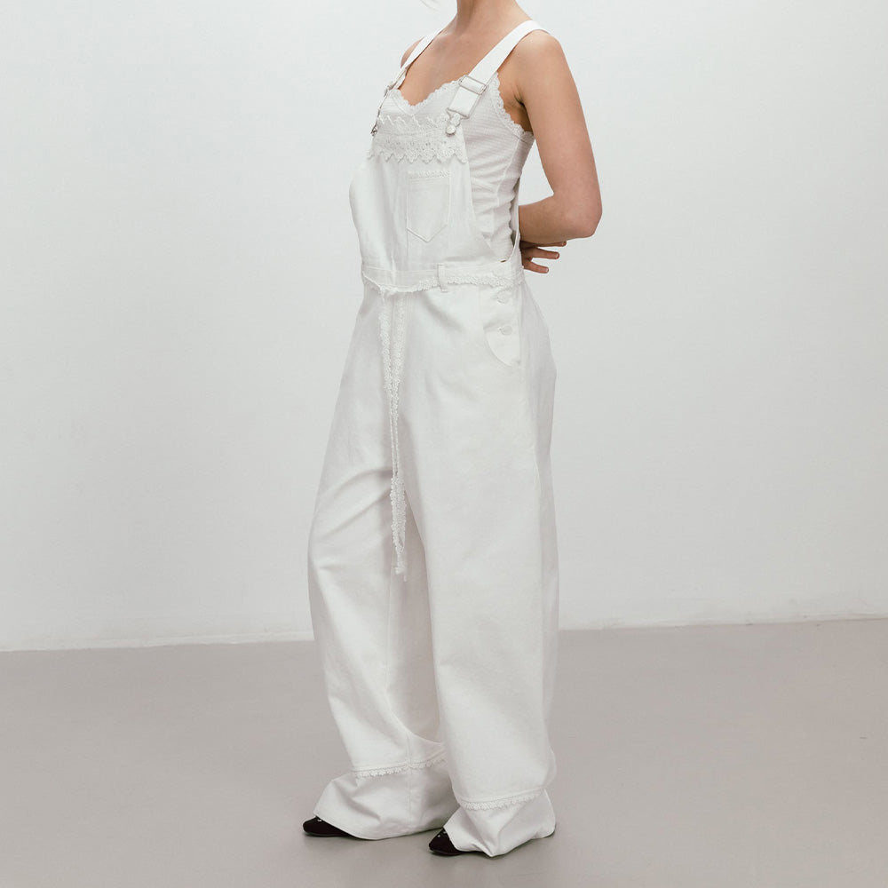 MOIFAIRE MOIFAIRE Jumpsuit Flower Lace Overall