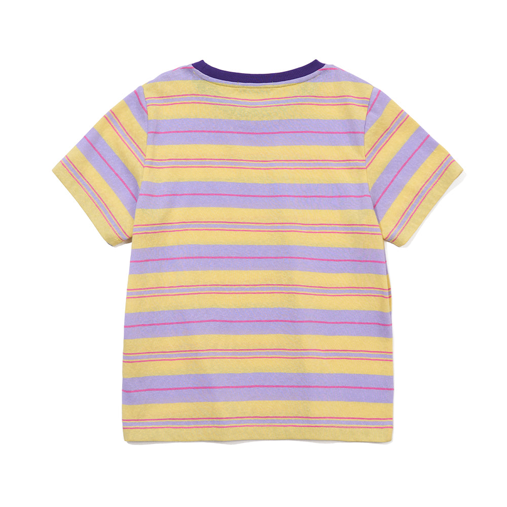 YOUHEE CANDY STRIPE T-SHIRTS_YELLOW
