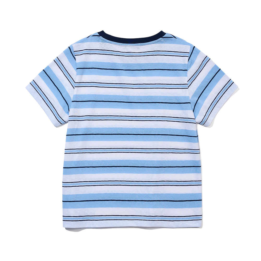 YOUHEE CANDY STRIPE T-SHIRTS_WHITE
