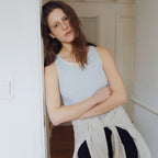 BLANK03 layered cotton sleeveless t-shirt (5colors)