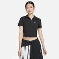 NIKE Sportswear Essential Short Sleeve Polo Top W - Black:White / DV7885-010
