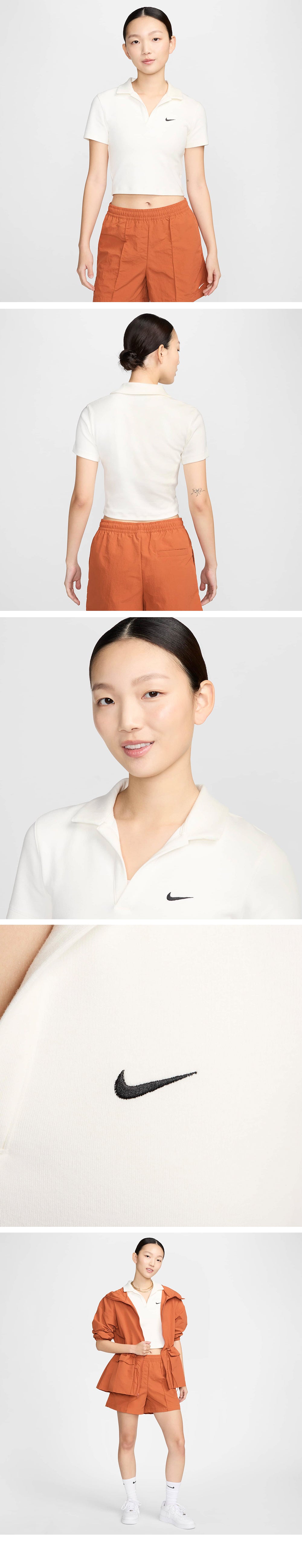 NIKE Sportswear Essential Short Sleeve Polo Top W - Sale:Black / DV7885-133