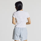 NEW BALANCE NBNEG2W412 / WOMEN Essential JoongAng Letter Short Sleeve T-Shirt (WHITE)