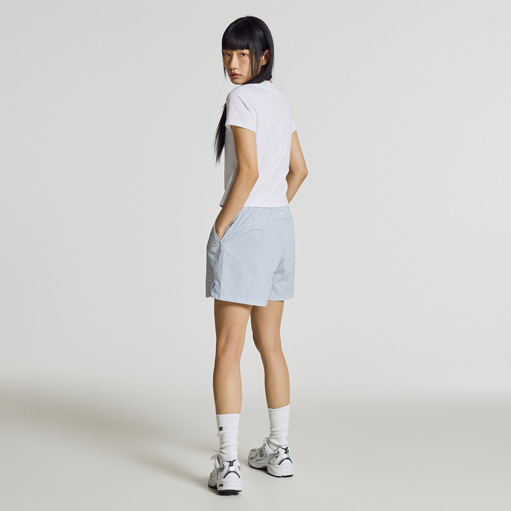 NEW BALANCE NBNEG2W412 / WOMEN Essential JoongAng Letter Short Sleeve T-Shirt (WHITE)
