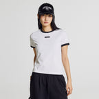 NEW BALANCE NBNEG2W462 / WOMEN IV short sleeve t-shirt (WHITE)