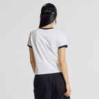 NEW BALANCE NBNEG2W462 / WOMEN IV short sleeve t-shirt (WHITE)